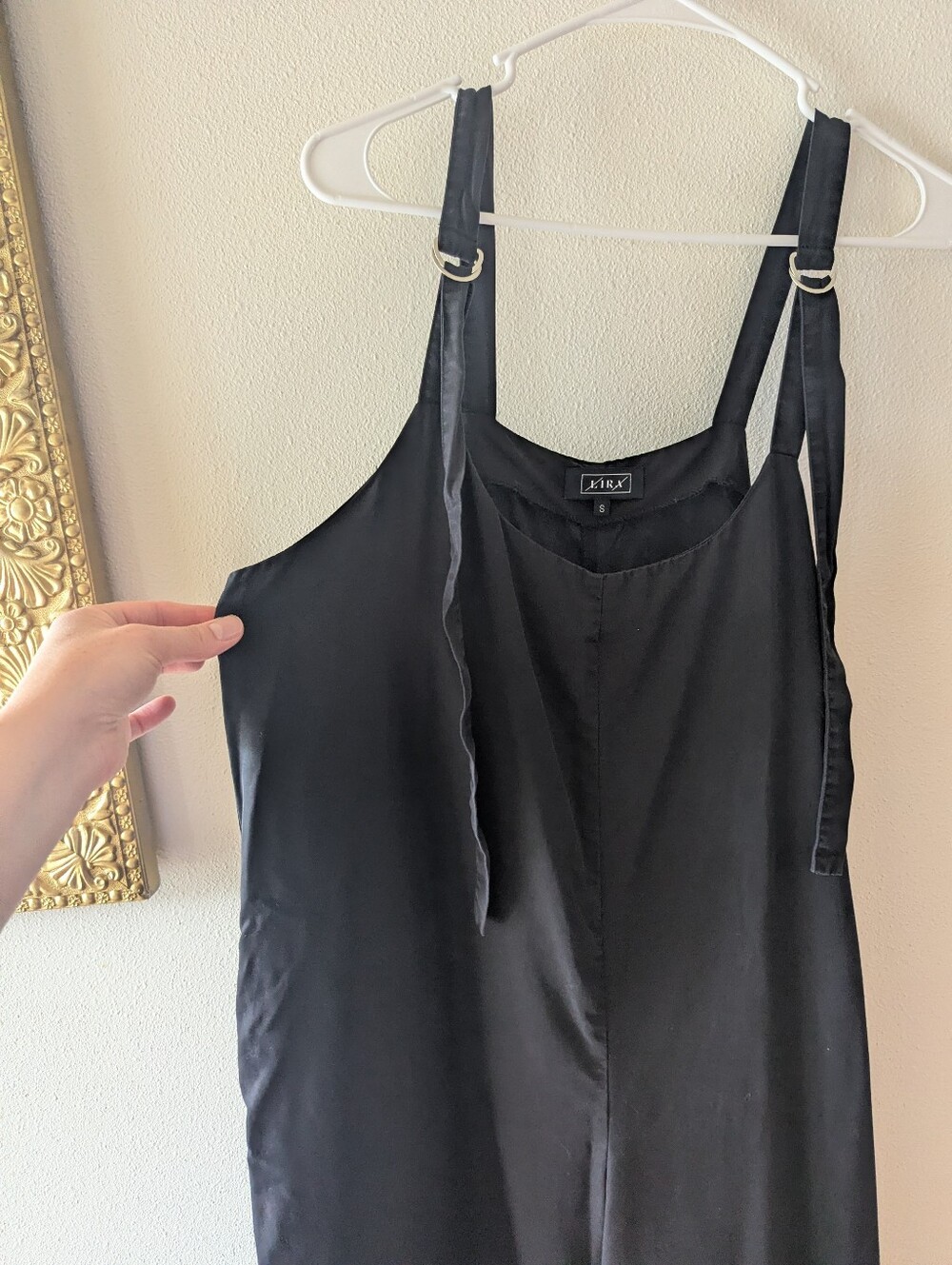 Wide Leg Tencel Jumpsuit - Picture 5 of 10